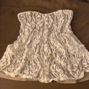 Vanity Lace Tube Top